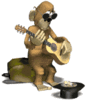 Monkey on Guitar