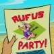 Rufus Party flier